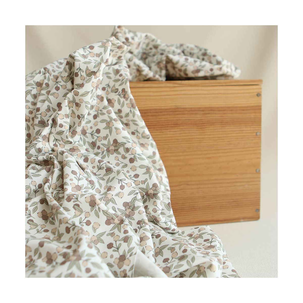 Hind Full - Jersey coton bio motif exclusif coloris nature