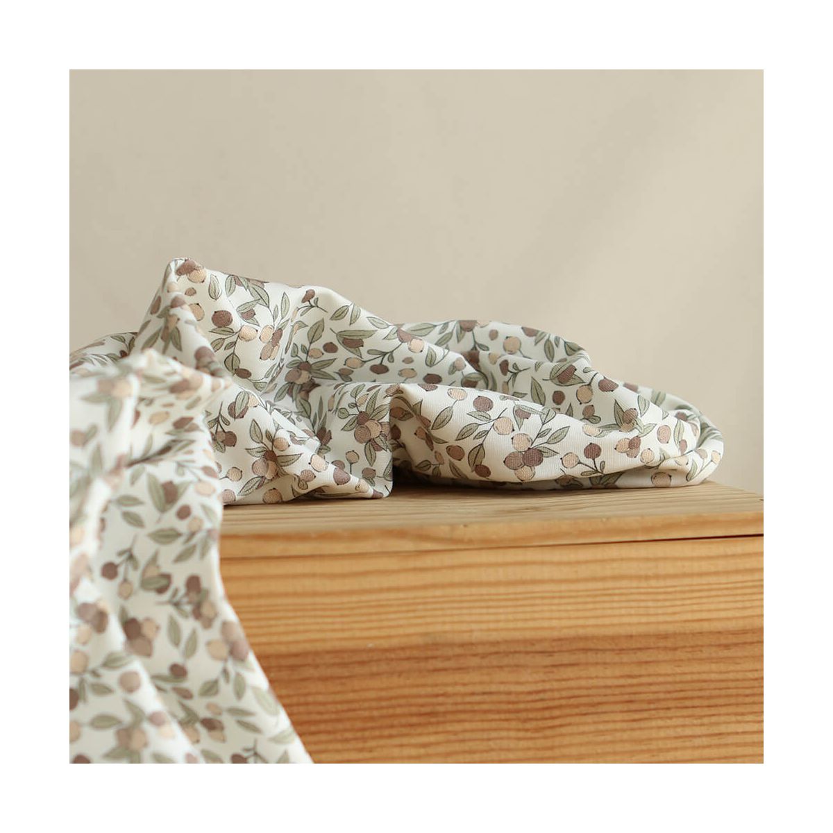 Hind Full - Jersey coton bio motif exclusif coloris nature