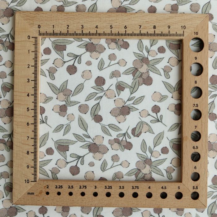Hind Full - Jersey coton bio motif exclusif coloris nature