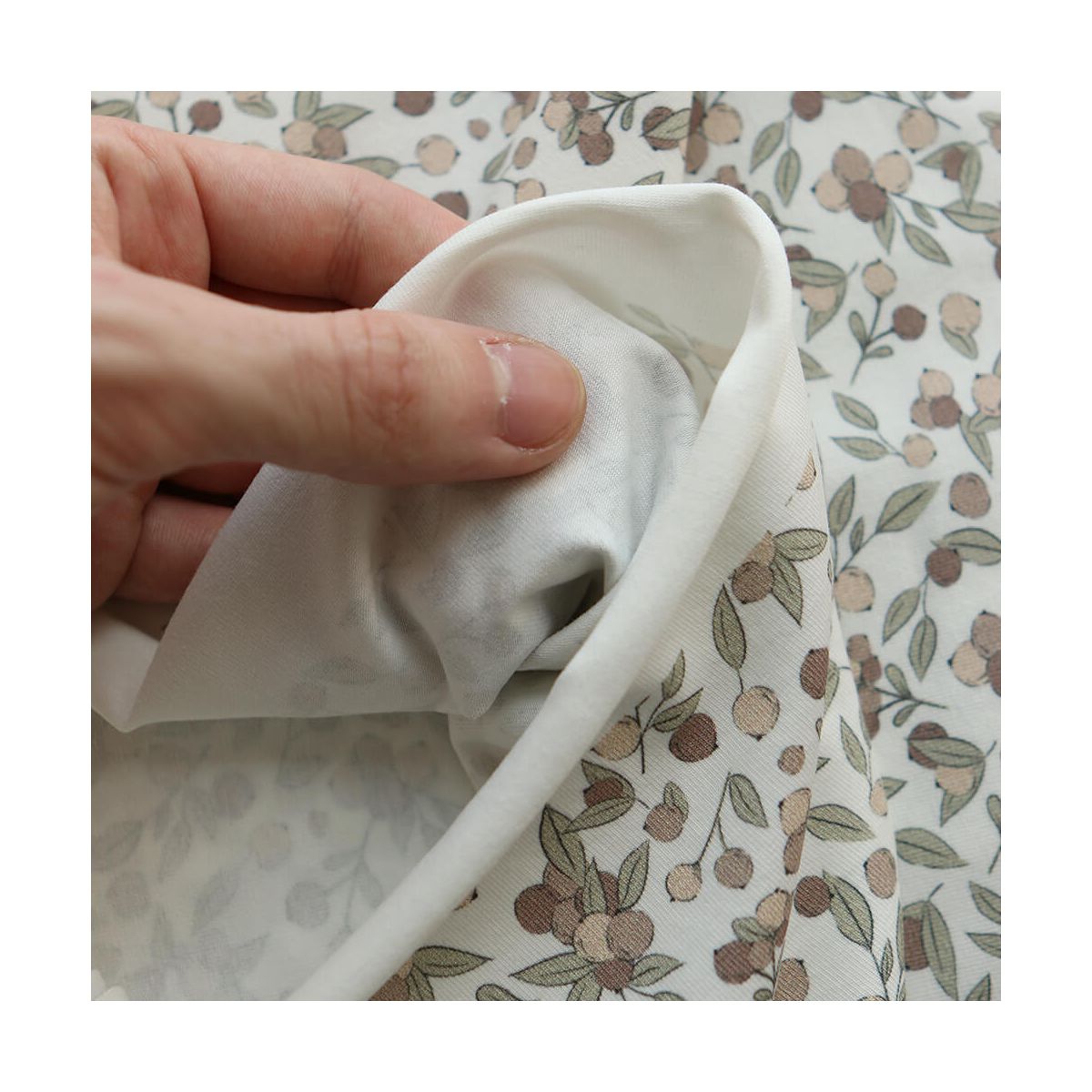 Hind Full - Jersey coton bio motif exclusif coloris nature