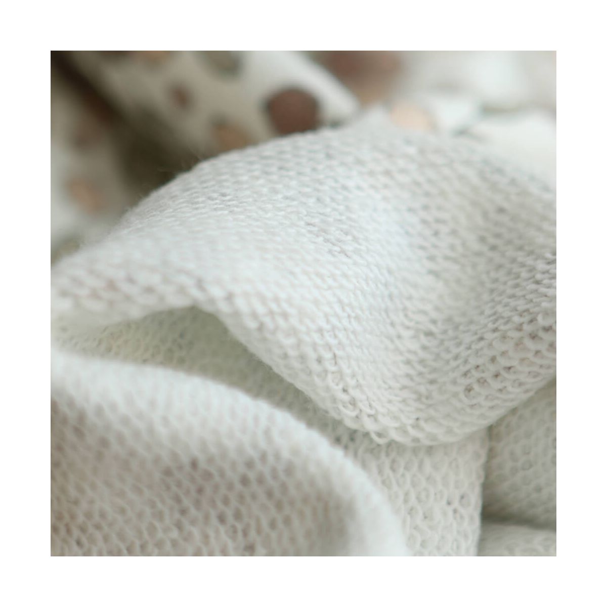 Hind Full - Sweat mélange de coton bouclettes motif exclusif nature