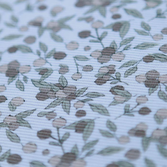 Hind full - Jersey coton côtes fines motif exclusif nature