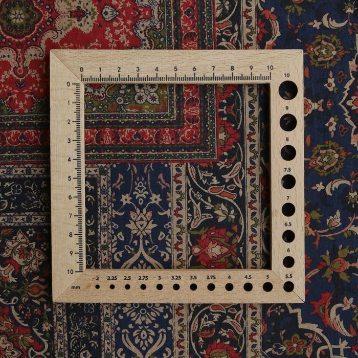 Kiran - Tissu indien en coton imprimé main Hand Block marine