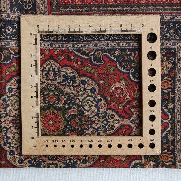 Kiran - Tissu indien en coton imprimé main Hand Block marine