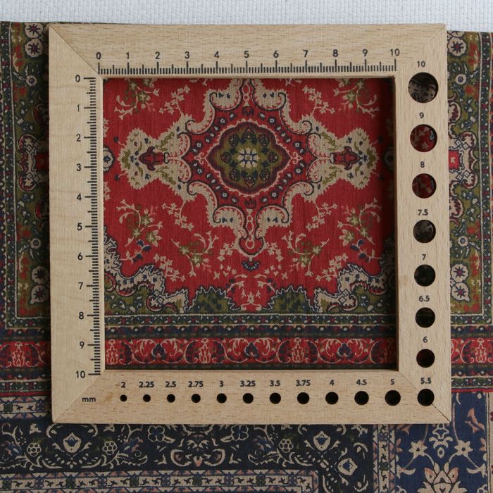 Kiran - Tissu indien en coton imprimé main Hand Block marine