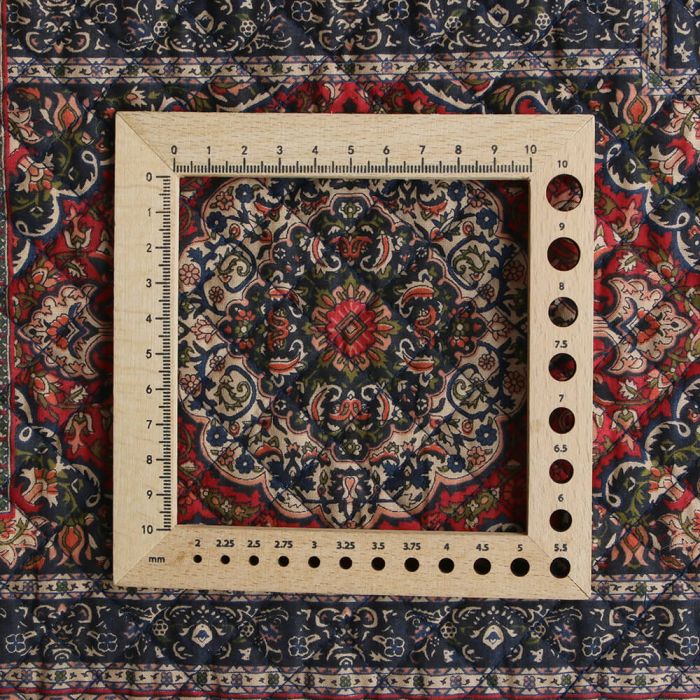 Kiran - Tissu indien matelassé double face coton hand block largeur 100cm