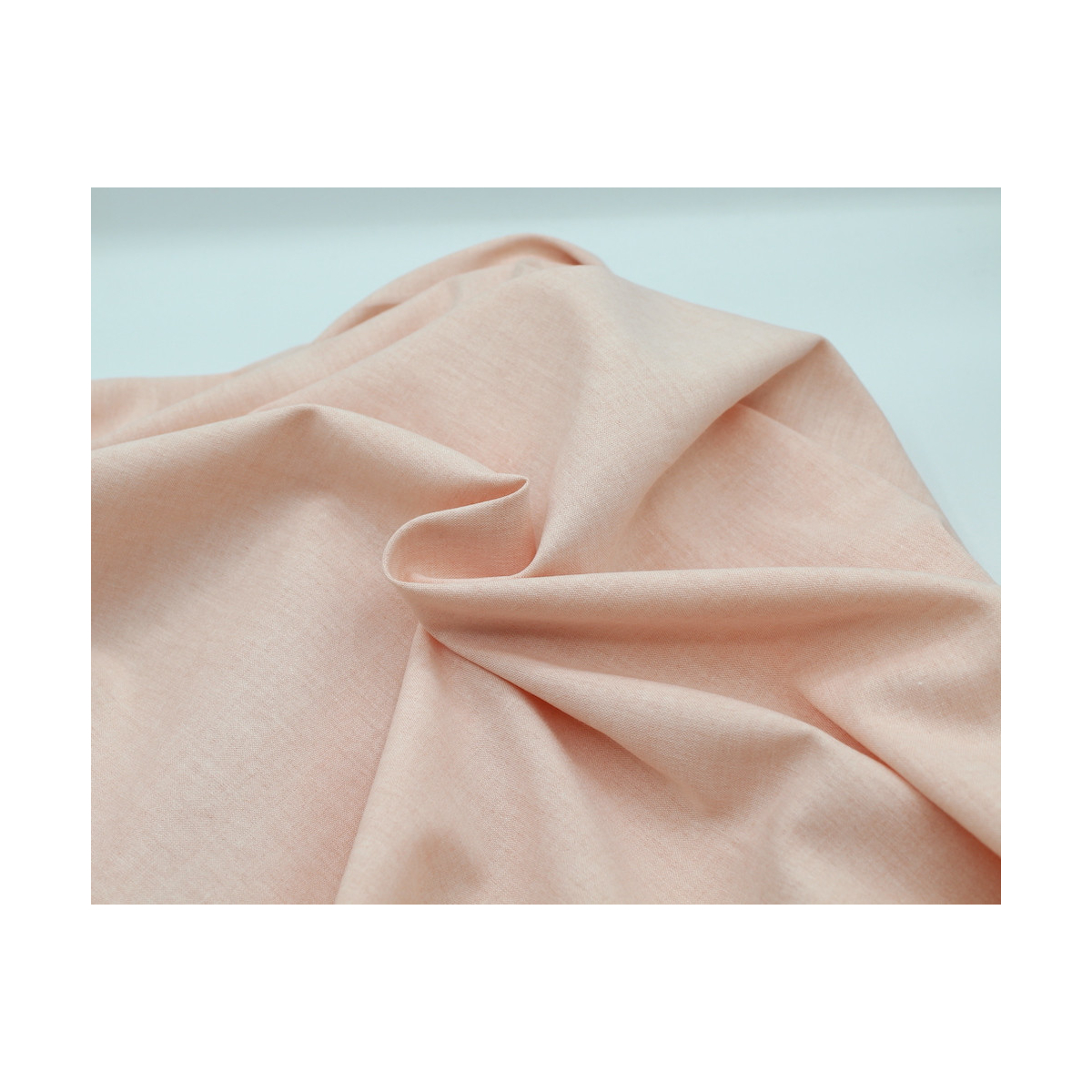 Chambray coton coloris rose poudré Chambray coton coloris rose poudré