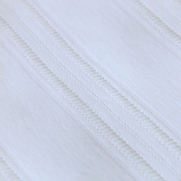 copie de Broderie anglaise plumetis coton coloris blanc cassé