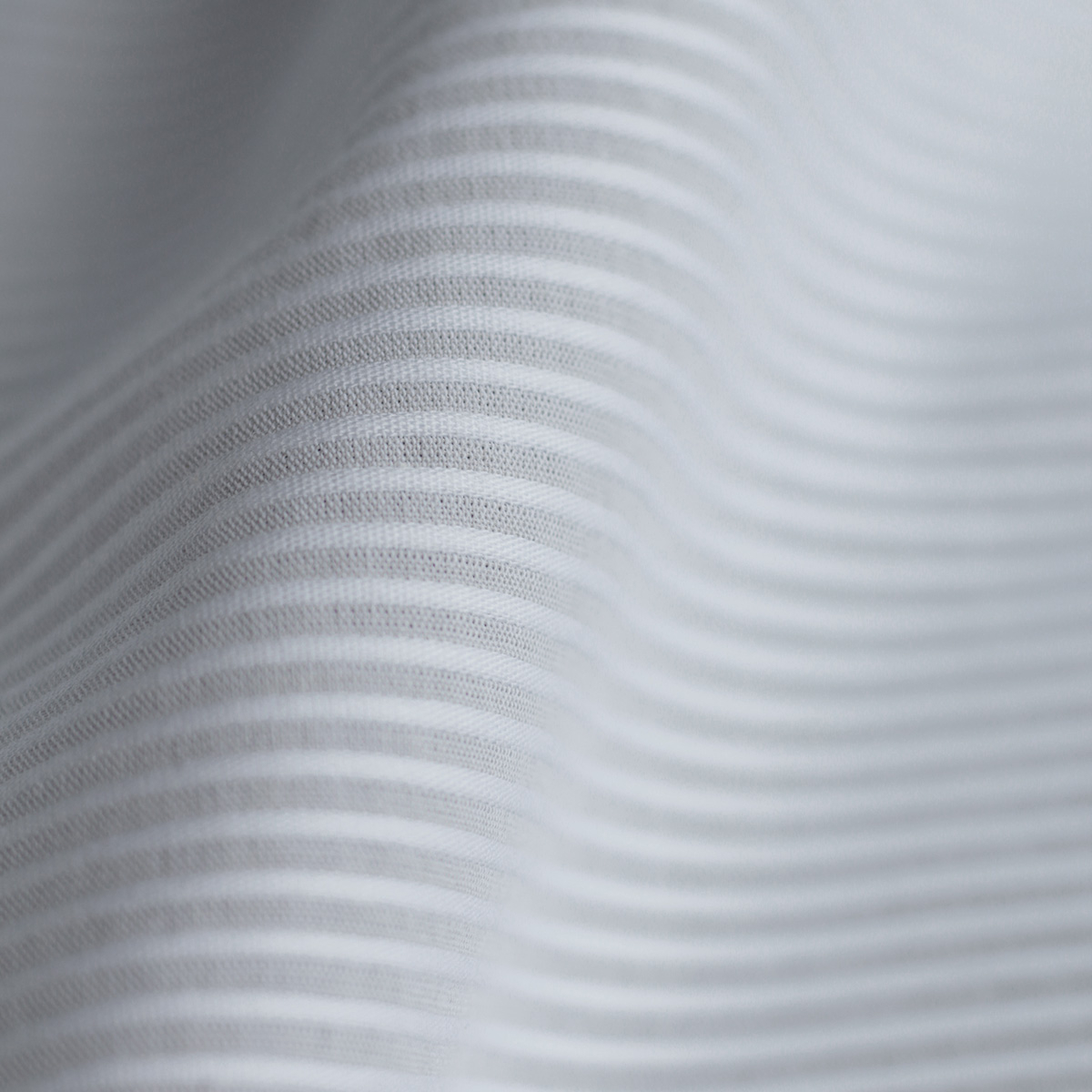 copy of Coton bio gaufré à rayures bleu ciel / blanc