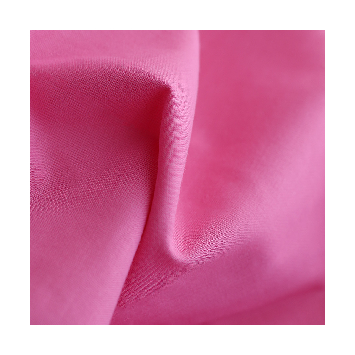 Popeline coton douce qualité SWEET coloris uni framboise