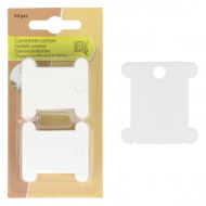 Lot 50 cartelettes, rangement fils à coudre ou broder