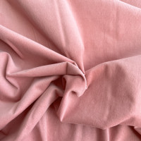 Velours milleraies stretch coton coloris rose malabar Batikou - 1