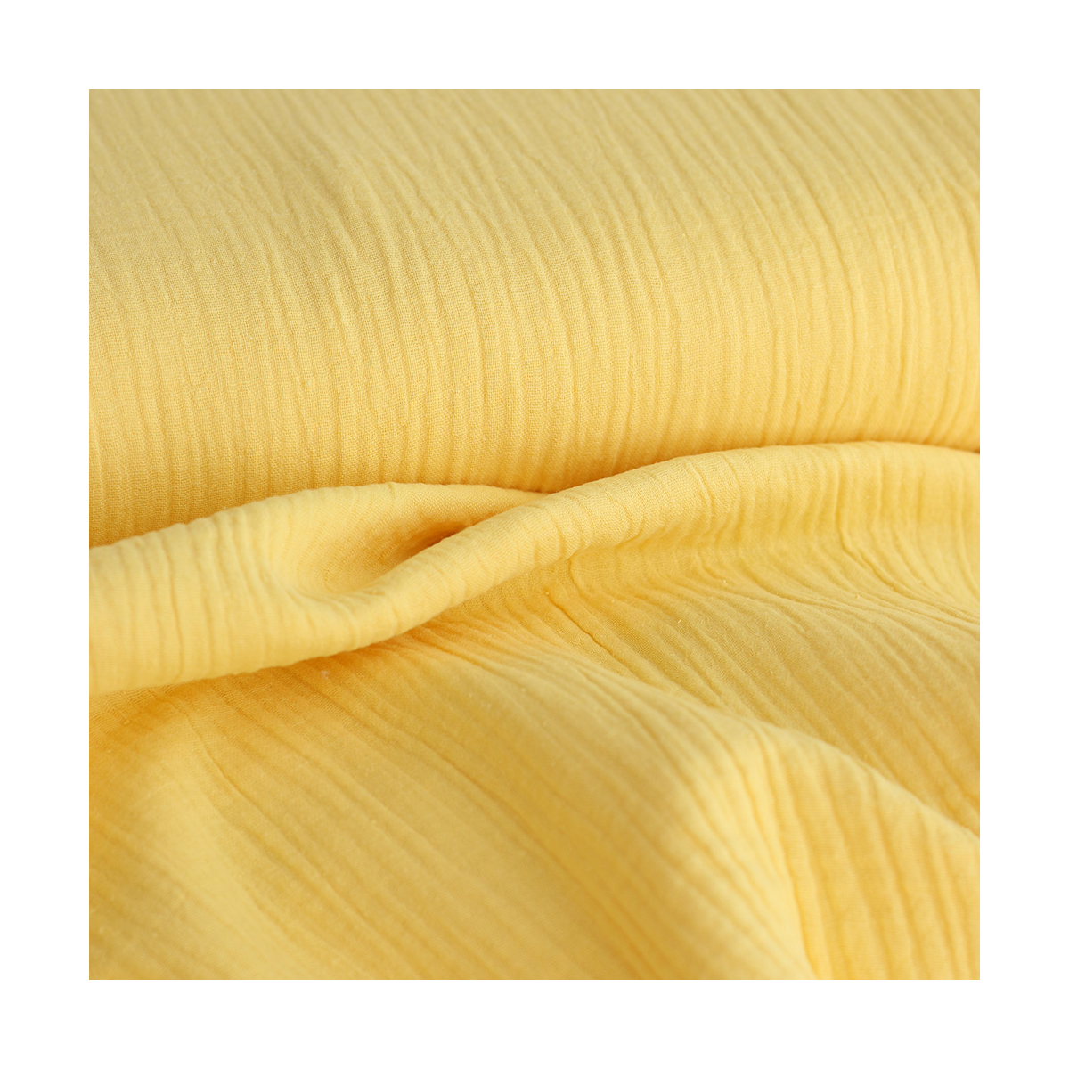 copy of Double gaze de coton unie camel