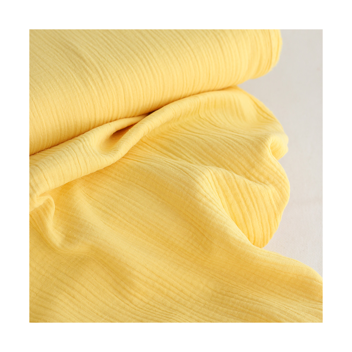 copy of Double gaze de coton unie camel