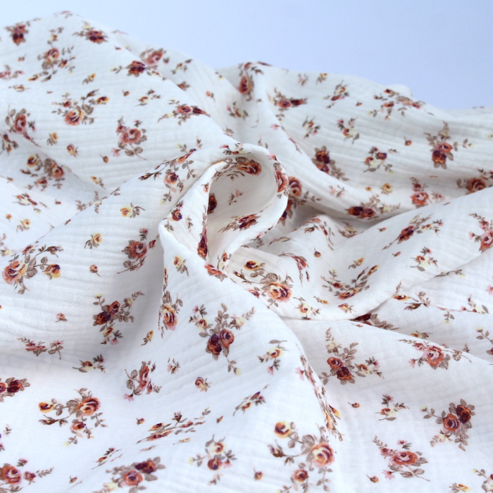 Nina - Double gaze de coton BIO motif exclusif