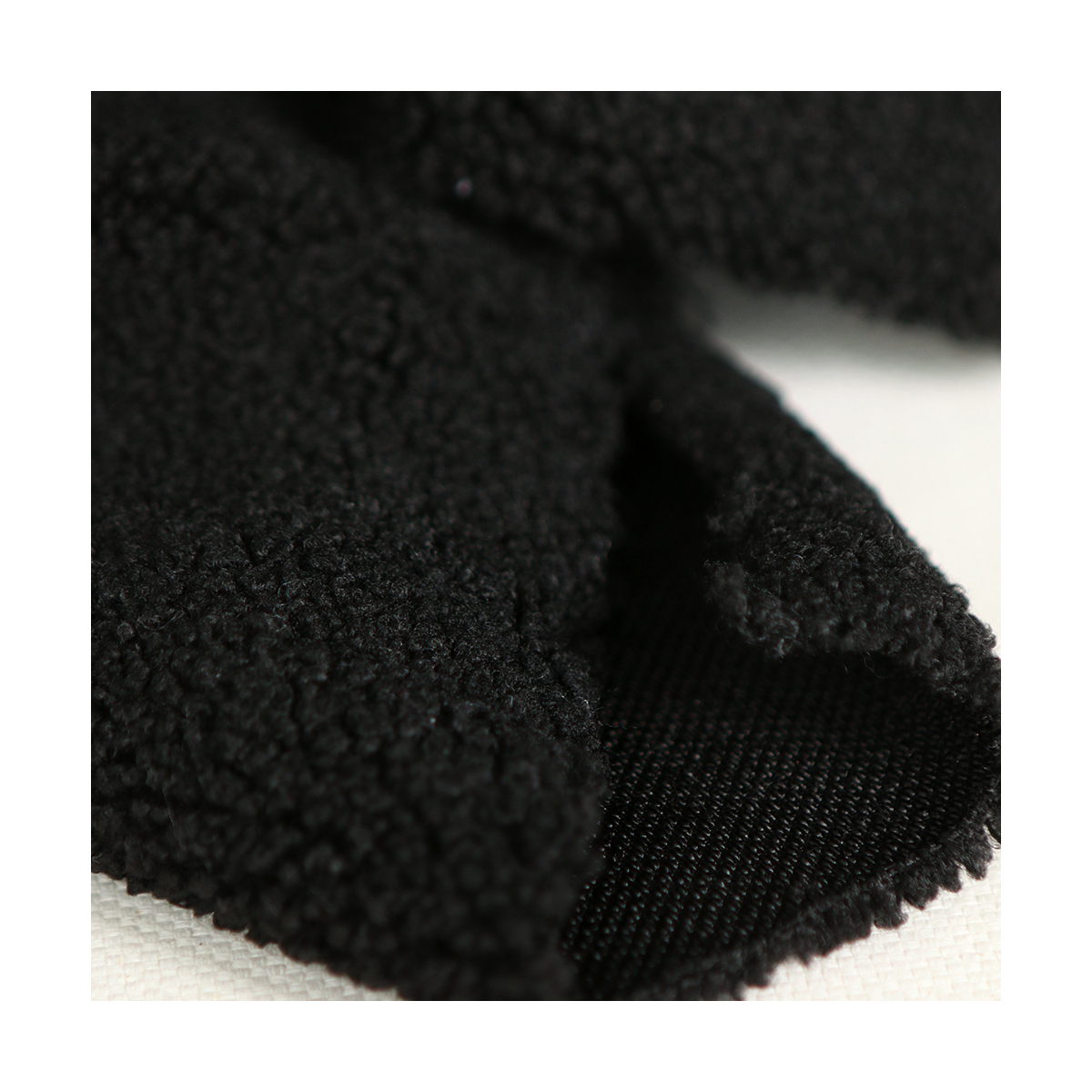 Dolly - Teddy / moumoute sherpa bouclettes noir