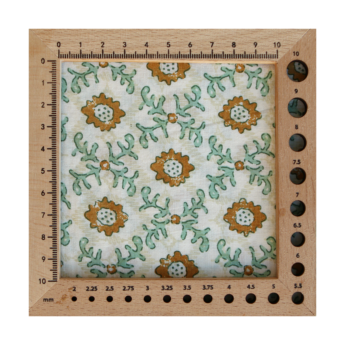 Jivan B - Tissu indien coton hand block traditionnel