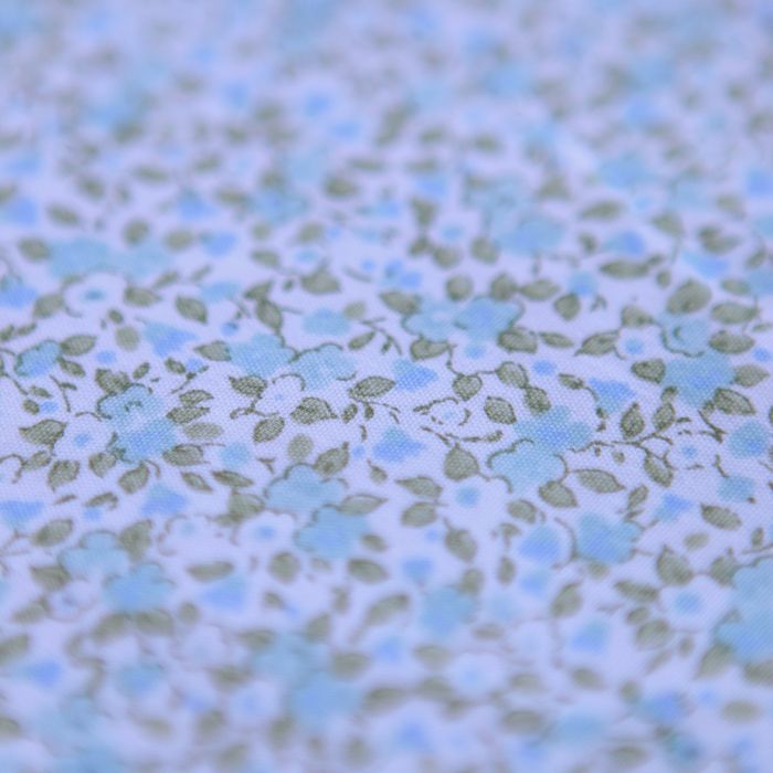 copie de Amelie - Popeline de coton fleuri teintes roses