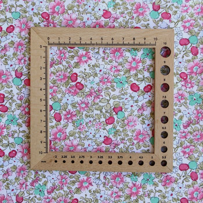 Cerisette - Popeline de coton imprimé fleuri et cerises