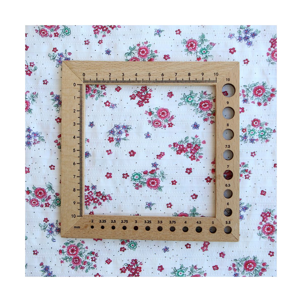 copie de Alicia - Tissu coton texturé imprimé bois de rose
