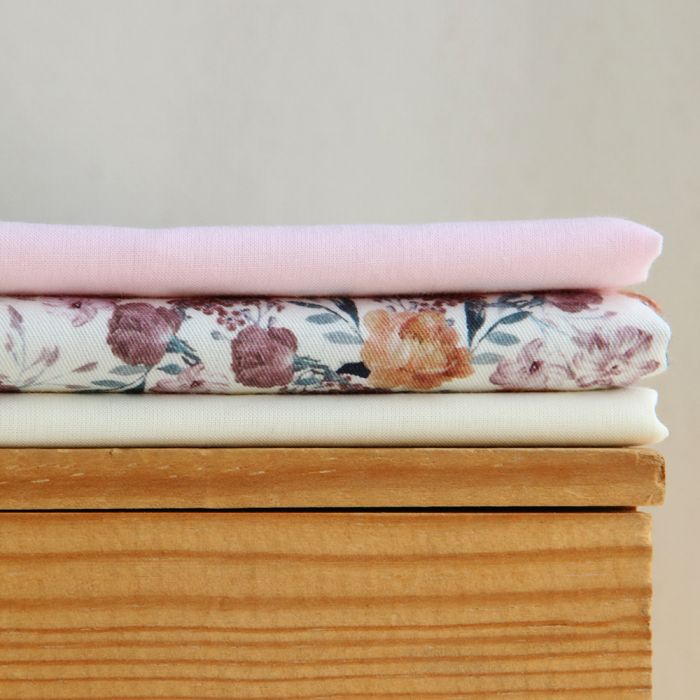 Voile de coton organique uni coloris écru