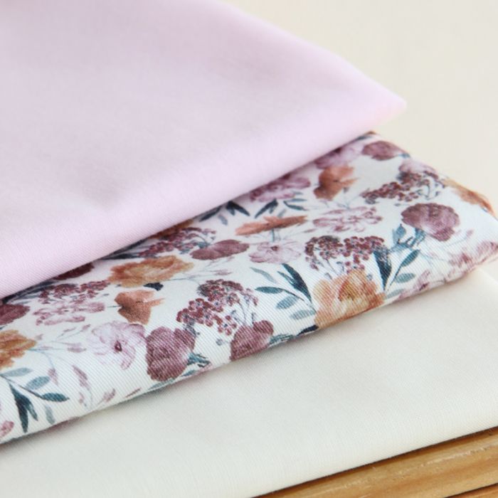 Voile de coton organique uni coloris écru