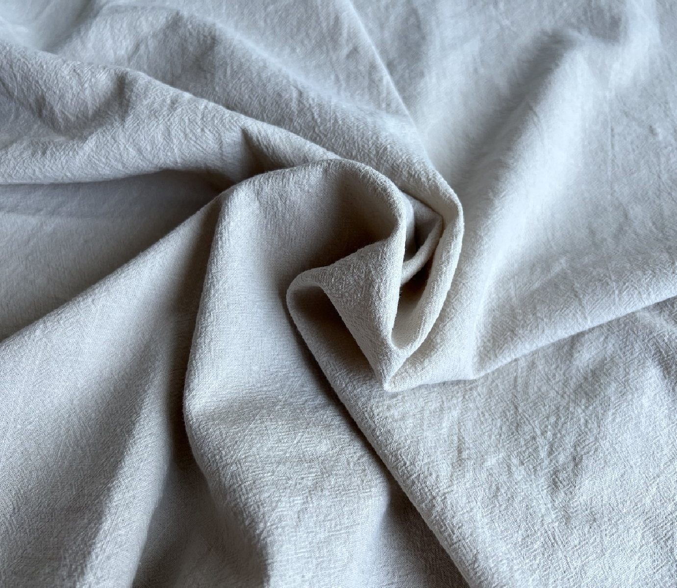 Coton lavé bio coloris crème Qualité Oeko-tex - 4