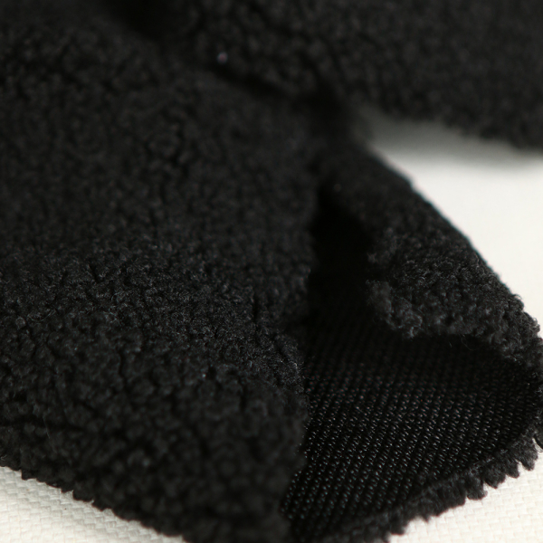 Dolly - Teddy / moumoute sherpa bouclettes noir