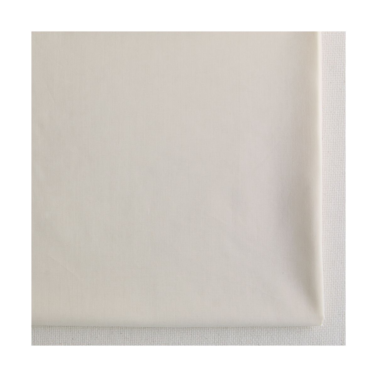 Voile de coton organique uni coloris écru