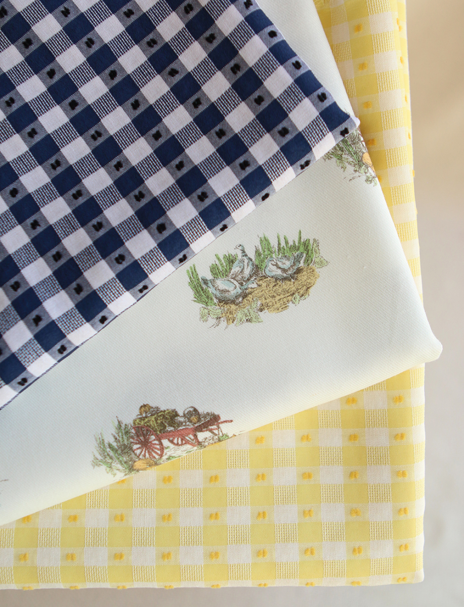 Tissu twill sergé coton organique imprimé toile jouy couture mètre colorée