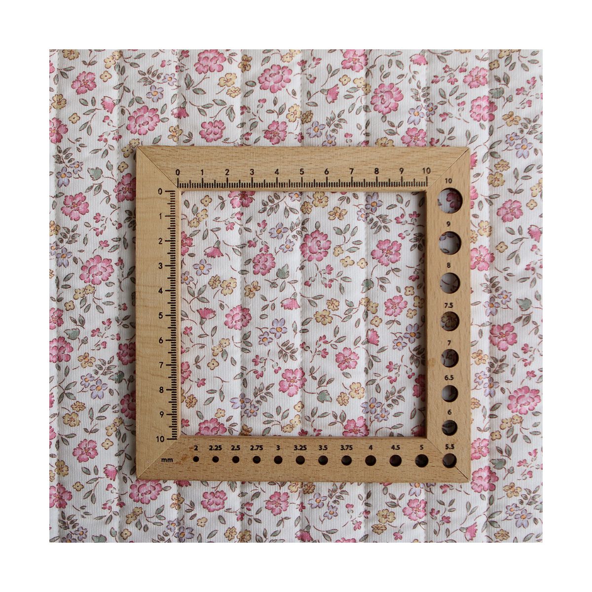Margaret - Matelassé velours milleraie imprimé fleuri Made in France