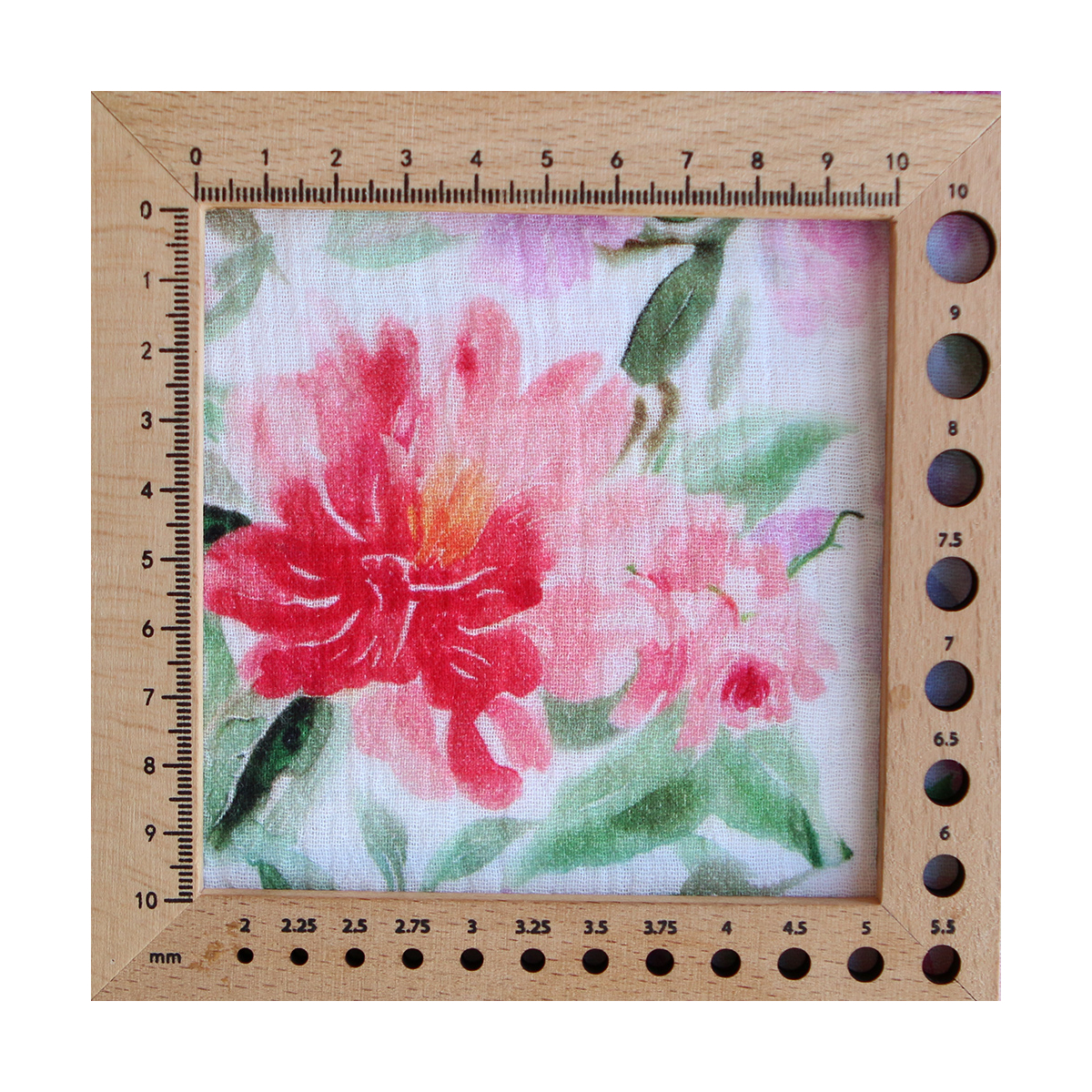 Sidonie - Double gaze de coton motif fleuri
