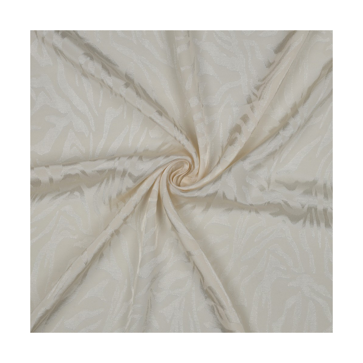 Janelle - Viscose tissage jacquard zèbre écru