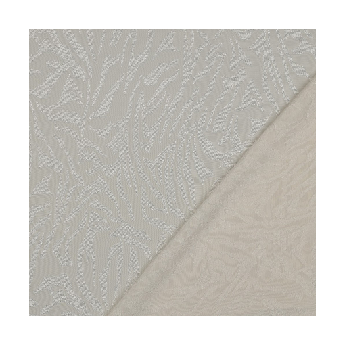 Janelle - Viscose tissage jacquard zèbre écru
