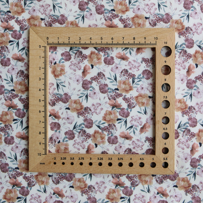 Tissu popeline sergé coton organique imprimé fleuri douce et fluide