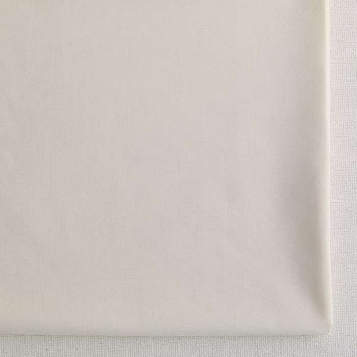 Voile de coton organique uni coloris écru