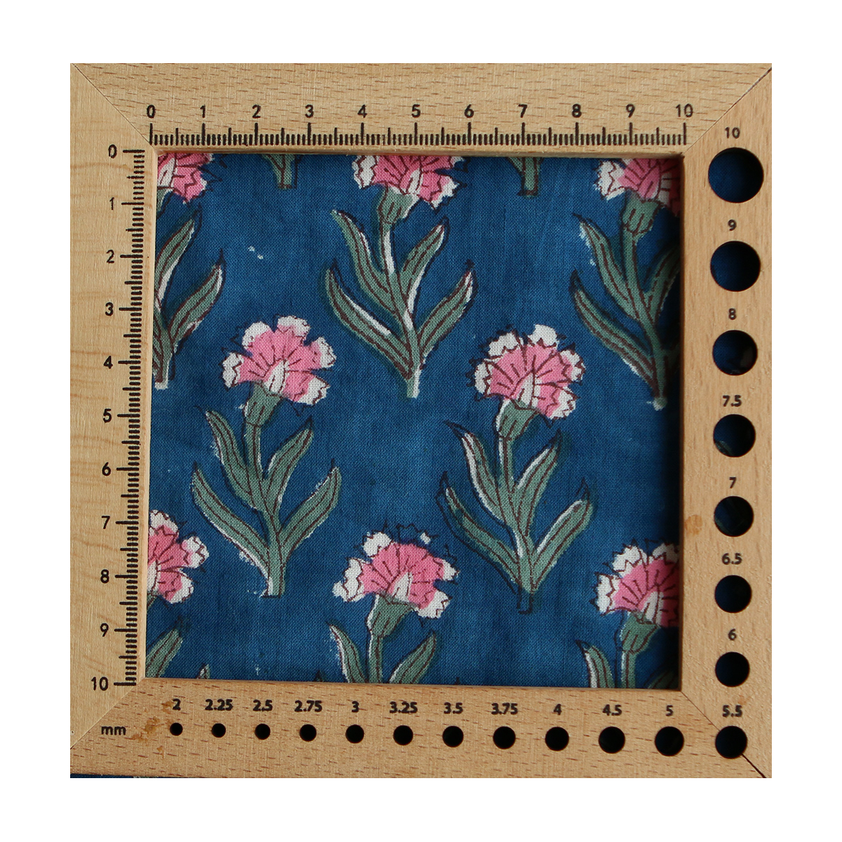 Neha B - Tissu indien en coton imprimé main Hand Block Artisanal