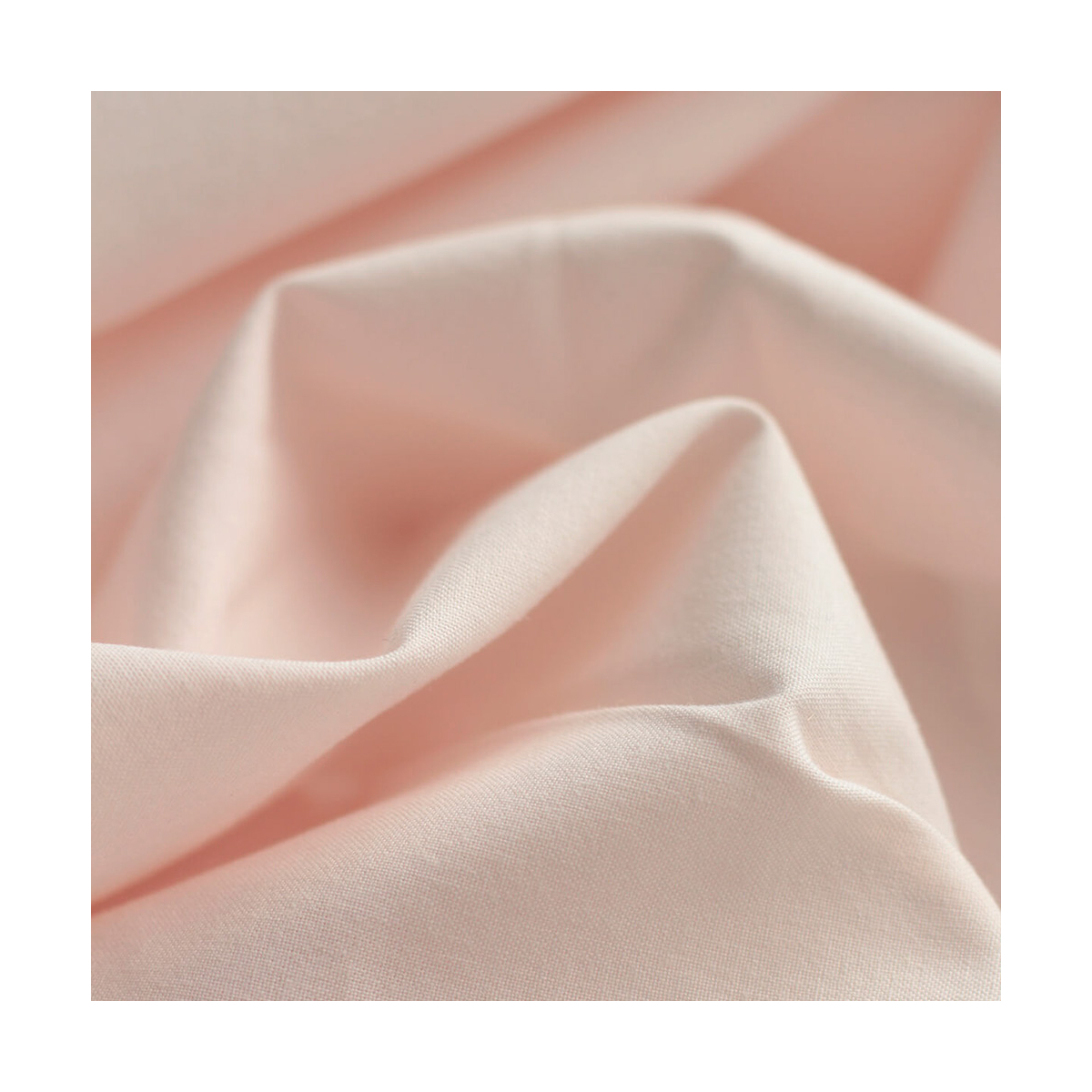 Popeline coton douce qualité SWEET coloris uni rose nude