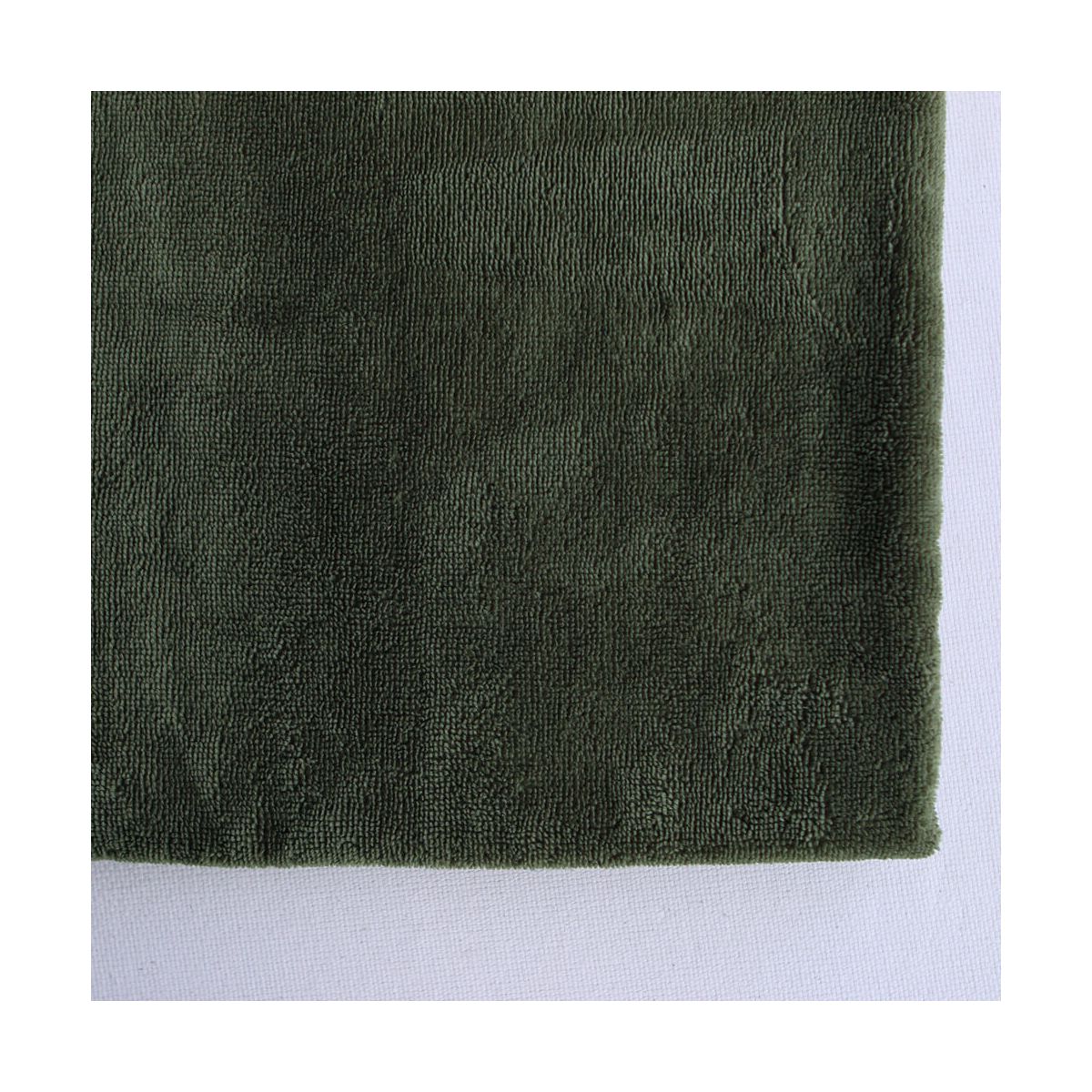 Eponge bambou / coton doudou coloris vert olive
