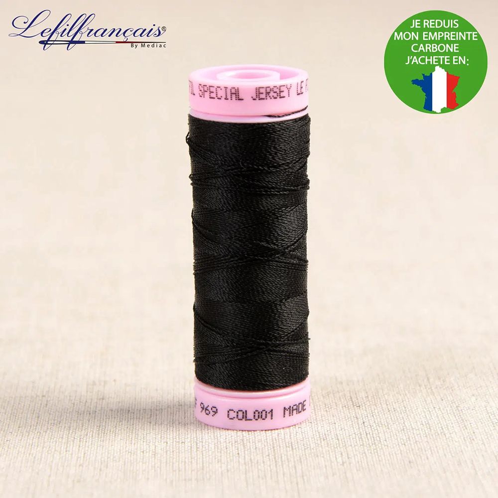 Fil à coudre spécial Jersey Made in France 140m (coloris au choix)