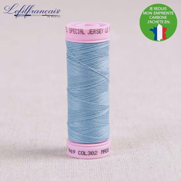 Fil à coudre spécial Jersey Made in France 140m (coloris au choix)
