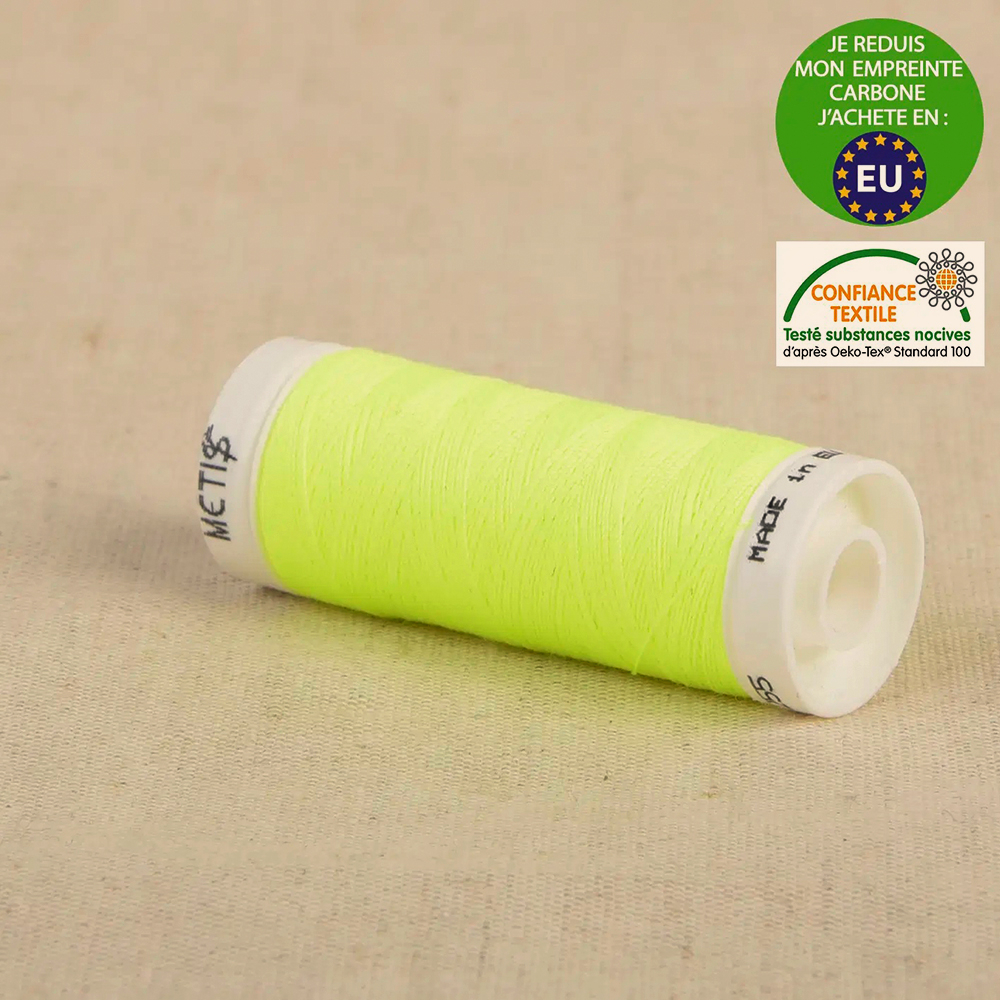 Fil à coudre polyester 200m résistant couleur au choix