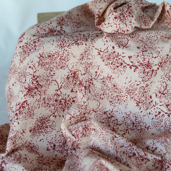 Anjali B - Tissu indien coton hand block traditionnel