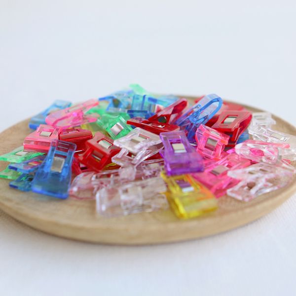 Lot de 30 pinces magiques couleurs aléatoires taille large