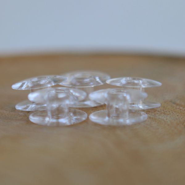 Lot de 5 canettes bombéeq plastique pour machine à coudre 2