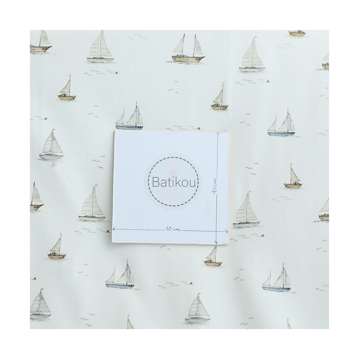 copy of Jersey coton à motifs pingouins