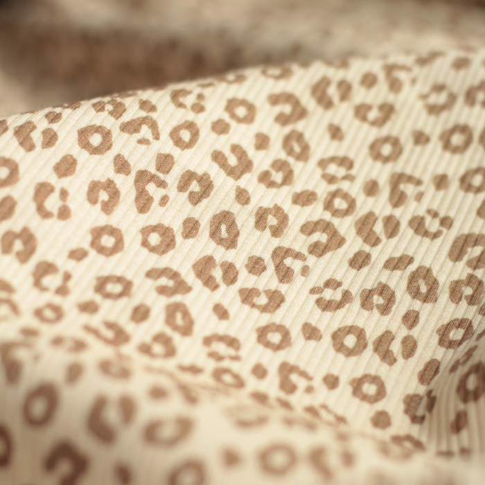 copy of Jersey coton côtes fines à motifs coeurs et papillons