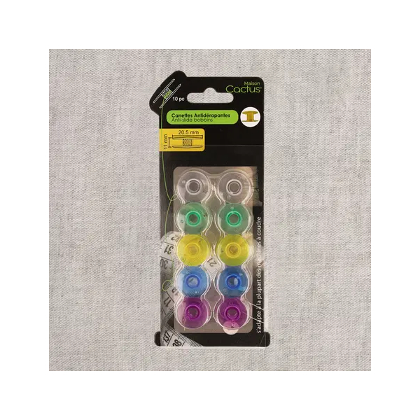 Canettes antidérapantes Maison Cactus, lot de 10