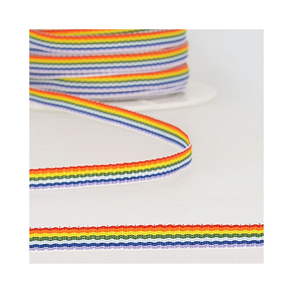 Ruban arc-en-ciel multicolore