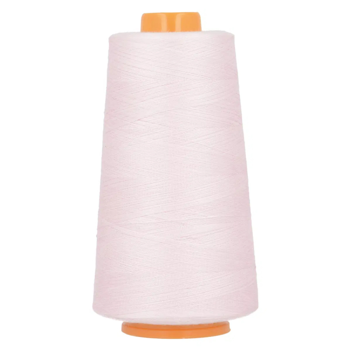 Cône de fil polyester 3000 m, pour surjeteuse et couture (coloris au choix)